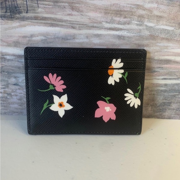 NWT KATE SPADE NEW YORK Madison Floral Waltz Small Slim Card Holder - Picture 3 of 4